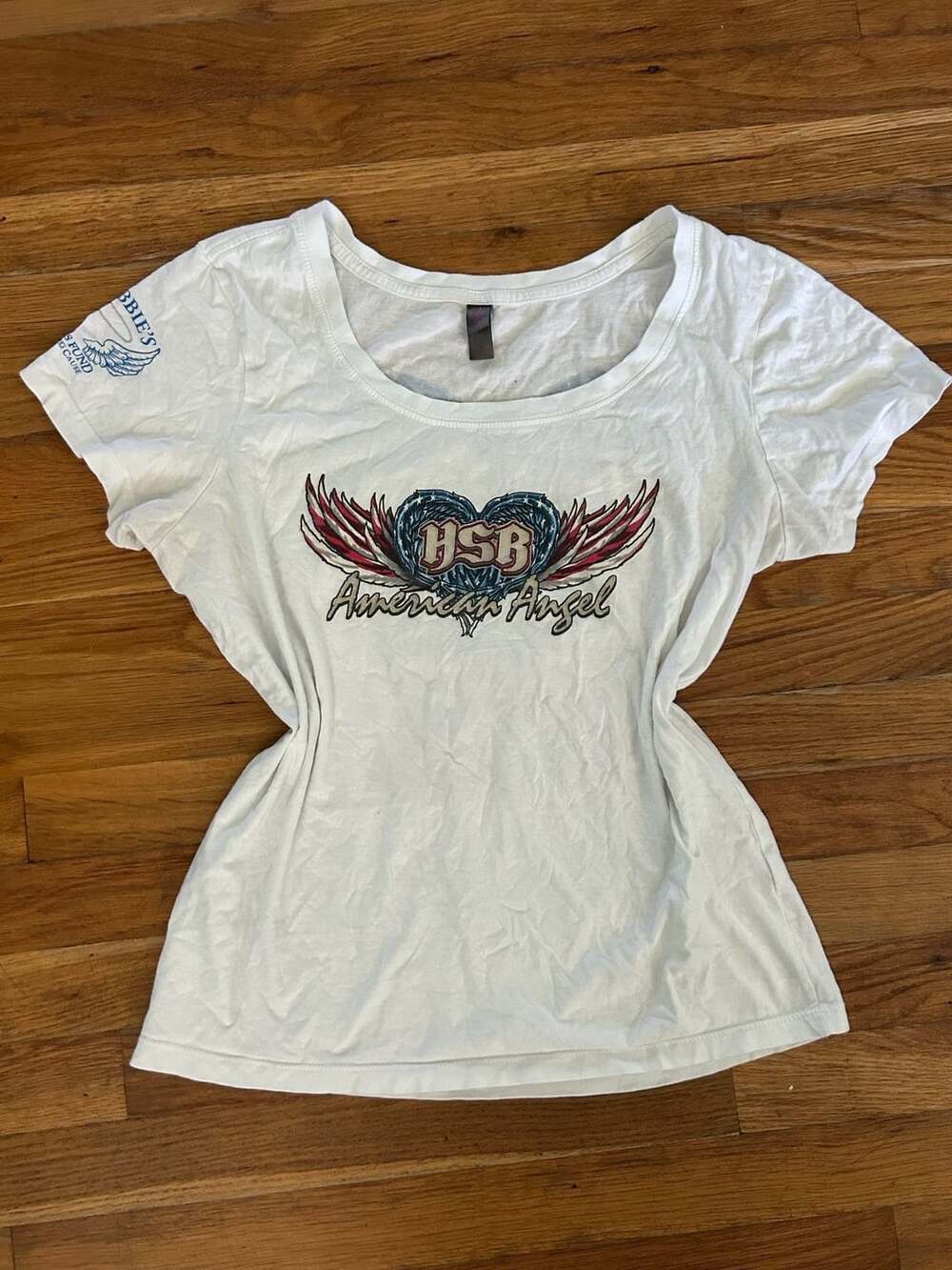 2000s Harley-Davidson American Angel White T-Shirt